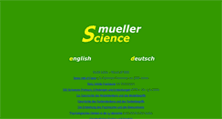 Desktop Screenshot of muellerscience.com