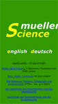 Mobile Screenshot of muellerscience.com